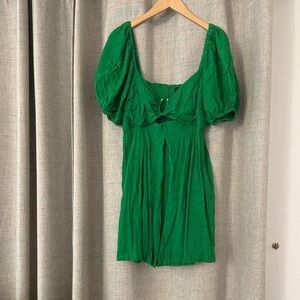 House of Harlow 1960 Vibrant Green Mini Dress